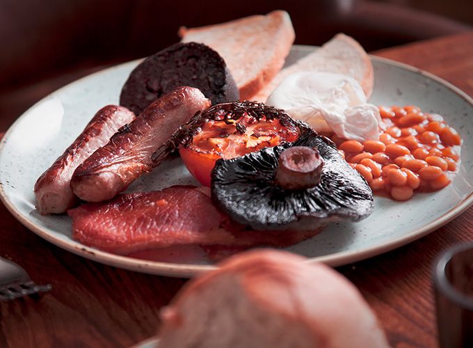 Delicious picture of our full welsh breakfast one of the best near Barmouth